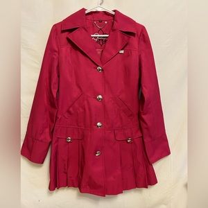 Guess Hot Pink Pleated‎ Jacket Size Small